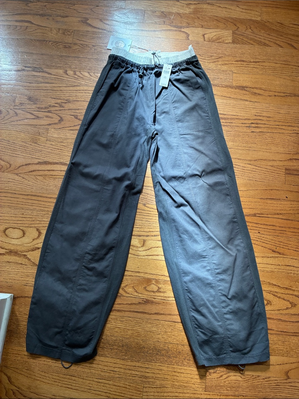 Daily Practice by Anthropologie Drawstring Casual Pants - Gray